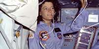 Sally K. Ride foi a primeira astronauta americana a participar de uma missão espacial, em 1983  Foto: Nasa / Divulgação