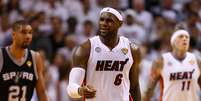 <p>LeBron James liderou&nbsp;&uacute;ltimo quarto do Miami Heat</p>  Foto: Getty Images 