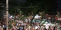 <p>Manifestantes de São José do Rio Preto promoveram no início da noite desta terça-feira o ato "Rio Preto nas Ruas"</p>  Foto: Lais Machado / Especial para Terra