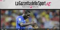 Para La Gazzetta Dello Sport, vitória italiana pode ser resumida em "reação e calafrios"  Foto: La Gazzetta Dello Sport / Reprodução
