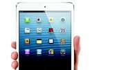 <p>iPad mini foi lançado em outubro de 2012 e tem tela de 7,9 polegadas</p>  Foto: Divulgação