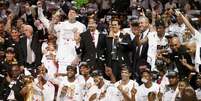 <p>Miami Heat comemora bicampeonato conquistado nesta quinta-feira</p>  Foto: Reuters