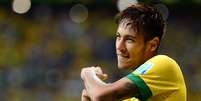 <p>Neymar foi eleito o melhor em campo na vitória sobre a Itália</p>  Foto: Ricardo Matsukawa / Terra