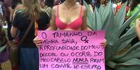 Manifestação em Brasília pede o fim do preconceito por gênero  Foto: Luciana Cobucci / Terra