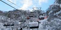 <p>Cerro Castor é uma famosa pista perto da cidade de Ushuaia</p>  Foto: Secretaria de Turismo da Argentina / Divulgação