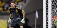 <p>Capitão da seleção atual campeã mundial, Casillas nunca enfrentou Brasil</p>  Foto: Bruno Santos / Terra