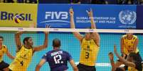 <p>Ngapeth liderou a França na vitória no Ginásio do Ibirapuera</p>  Foto: FIVB / Divulgação