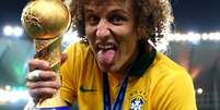 <p>David Luiz foi titular da Seleção no título da Copa das Confederações</p>  Foto: Getty Images 