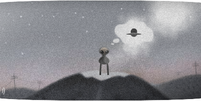 <p>Doodle do Google conta a história do Caso Roswell  </p>  Foto: Reprodução