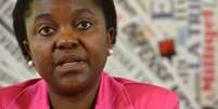 <p>Cecile Kyenge &eacute; primeira-ministra negra da hist&oacute;ria da It&aacute;lia</p>  Foto: AFP