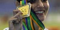 Sabine Heitling foi medalhista de ouro nos Jogos Pan-Americanos do Rio, em 2007, e é a atual recordista sul-americana  Foto: AFP
