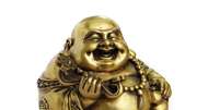<p>O Buda dourado simboliza riqueza e prosperidade</p>  Foto: Getty Images