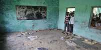 Sala de aula de Chapra onde as merendas contaminadas foram distribuídas, no Estado indiadno de Bihar  Foto: Reuters