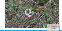 <p>Interdições no entorno do Maracanã terão início às 15h30 de domingo</p>  Foto: Reprodução