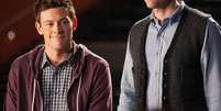 <p>Cory Monteith em cena da quarta temporada de 'Glee', ao lado do ator Matthew Morrison</p>  Foto: Divulgação