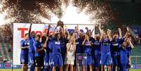 Sassuolo comemora título do Troféu Tim na Itália  Foto: EFE