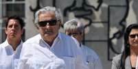 Presidente uruguaio em visita a Cuba  Foto: EFE