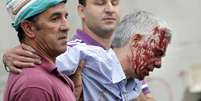 <p>O maquinista Francisco José Garzón, ferido após o acidente</p>  Foto: Reuters