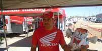 <p>Nielsen diz ter pedido passagem a piloto franc&ecirc;s, que n&atilde;o abriu; acabou atropelando uma pedra</p>  Foto: Emanuel Colombari / Terra