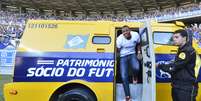 <p>Júlio Baptista tem sido tratado como reforço de peso pelo clube de Belo Horizonte</p>  Foto: Juliana Flister / Vipcomm