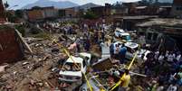 Rompimento de adutora na zona oeste do Rio de Janeiro causou morte e destruição nesta terça-feira  Foto: Daniel Ramalho / Terra