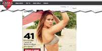 <p>Lutadora americana est&aacute; nas p&aacute;ginas da Maxim deste m&ecirc;s</p>  Foto: Reprodução