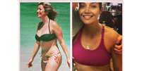 <p>Cantora mostrou antes e depois da dieta nas redes sociais</p>  Foto: Instagram / Reprodu&ccedil;&atilde;o