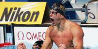 <p>Cielo extravasou com o tricampeonato mundial</p>  Foto: Getty Images 