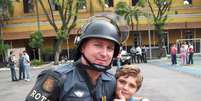 <p>O sargento Luis Marcelo Pesseghini e o filho Marcelo Eduardo Bovo Pesseghini foram mortos a tiros em São Paulo</p>  Foto: Facebook / Reprodução