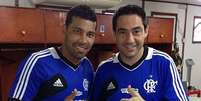 <p>Andr&eacute; Santos e Chic&atilde;o jogaram juntos no Corinthians treinados&nbsp;por Mano e foram campe&otilde;es</p>  Foto: Instagram / Reprodução