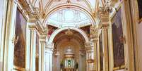 Inaugurado em 1796, o Templo do Senhor de Encino impressiona por sua arquitetura e pelas obras de arte que decoram seu interior  Foto: Creative Commons