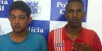 Henrique e Antônio foram presos após averiguação de tiroteio  Foto: Polícia Civil / Divulgação