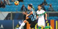 <p>Kleber vai desfalcar Grêmio na próxima rodada</p>  Foto: Lucas Uebel/ Grêmio / Divulgação