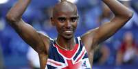 <p>Mo&nbsp;Farah venceu neste s&aacute;bado em Moscou</p>  Foto: Reuters