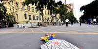 <p>Desaparecimento de pedreiro é alvo de protestos em todo o Brasil</p>  Foto: Daniel Ramalho / Terra