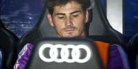 Casillas ficou no banco de reservas do Real no último domingo  Foto: EFE