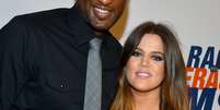 <p>Odom e Khloe Kardashian teriam brigado na semana passada</p>  Foto: Getty Images 