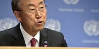 Secretário-geral da ONU fala sobre possível intervenção na Síria  Foto: AP