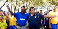 <p>Pelé vê Santos "capengando" e evita palpites no Brasileiro</p>  Foto: Divulgação