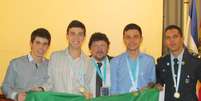 Eduardo Macedo, Alexandre Chaves, Lucas Medeiros Lopes, Lucas Henrique de Almeida conquistaram quatro medalhas de bronze na Olimpíada Ibero-Americana de Biologia (OIAB)  Foto: Divulgação