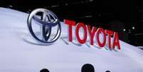 <p>Emblema da Toyota é visto durante o salão do automóvel de Frankfurt</p>  Foto: Wolfgang Rattay / Reuters