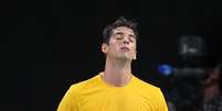 <p>Resultado de Bellucci deixou Brasil perto de voltar à repescagem da Copa Davis; equipe precisa vencer as três próximas partidas contra a Alemanha</p>  Foto: AP