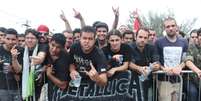 o Metallica foi convidado para fechar a noite de heavy metal do Rock in Rio e os f&atilde;s viviam uma expectativa: o que a banda levar&aacute; para o palco, uma vez que seu &uacute;ltimo &aacute;lbum de est&uacute;dio havia sido lan&ccedil;ado em 2008, e a presen&ccedil;a deles pelo Brasil n&atilde;o era l&aacute; mais t&atilde;o novidade?  Foto: Andr&eacute; Naddeo / Terra