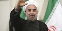 <p>Presidente do Ir&atilde;, Hassan Rouhani, gesticula durante coletiva de imprensa em Teer&atilde;</p>  Foto: Fars News / Reuters