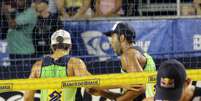 <p>Bruno Schimidt teve final dura contra Alison/Emanuel antes de chegar à decisão</p>  Foto: Gabriel Francisco Ribeiro / Terra