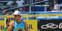 <p>Ao lado de Pedro Solberg, Bruno tenta buscar maior t&iacute;tulo de sua carreira no Circuito Mundial</p>  Foto: Gabriel Francisco Ribeiro / Terra