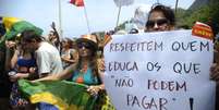 <p>Professores das redes estadual e municipal do Rio estão em greve por melhores salários</p>  Foto: Fernando Frazão / Agência Brasil