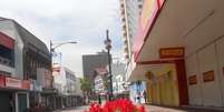 <p>Rua XV de Novembro, uma das principais da cidade, ser&aacute; parcialmente interditada</p>  Foto: Roberto Meira / vc rep&oacute;rter