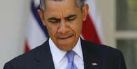 O presidente dos Estados Uunidos, Barack Obama, fala sobre seguros de sa&uacute;de no Gramado Sul da Casa Branca, em Washington. 01/10/2013  Foto: Larry Downing / Reuters