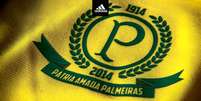 <p>Camisa do Palmeiras tem refer&ecirc;ncia &agrave; Sele&ccedil;&atilde;o Brasileira</p>  Foto: Divulgação